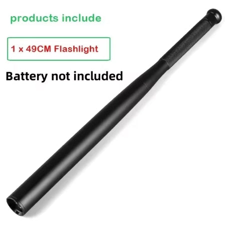 Aluminium Baseball Bat Waterproof Super Bright LED Flashlight Baton