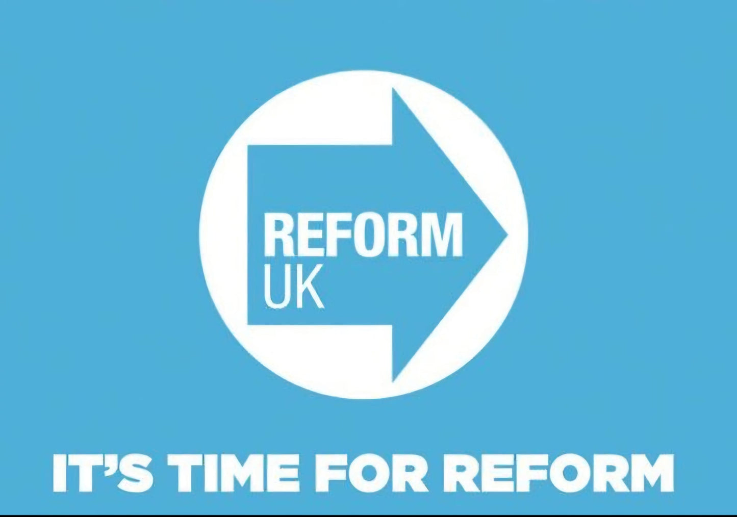 Reform UK double sided 3 layer patriot flag