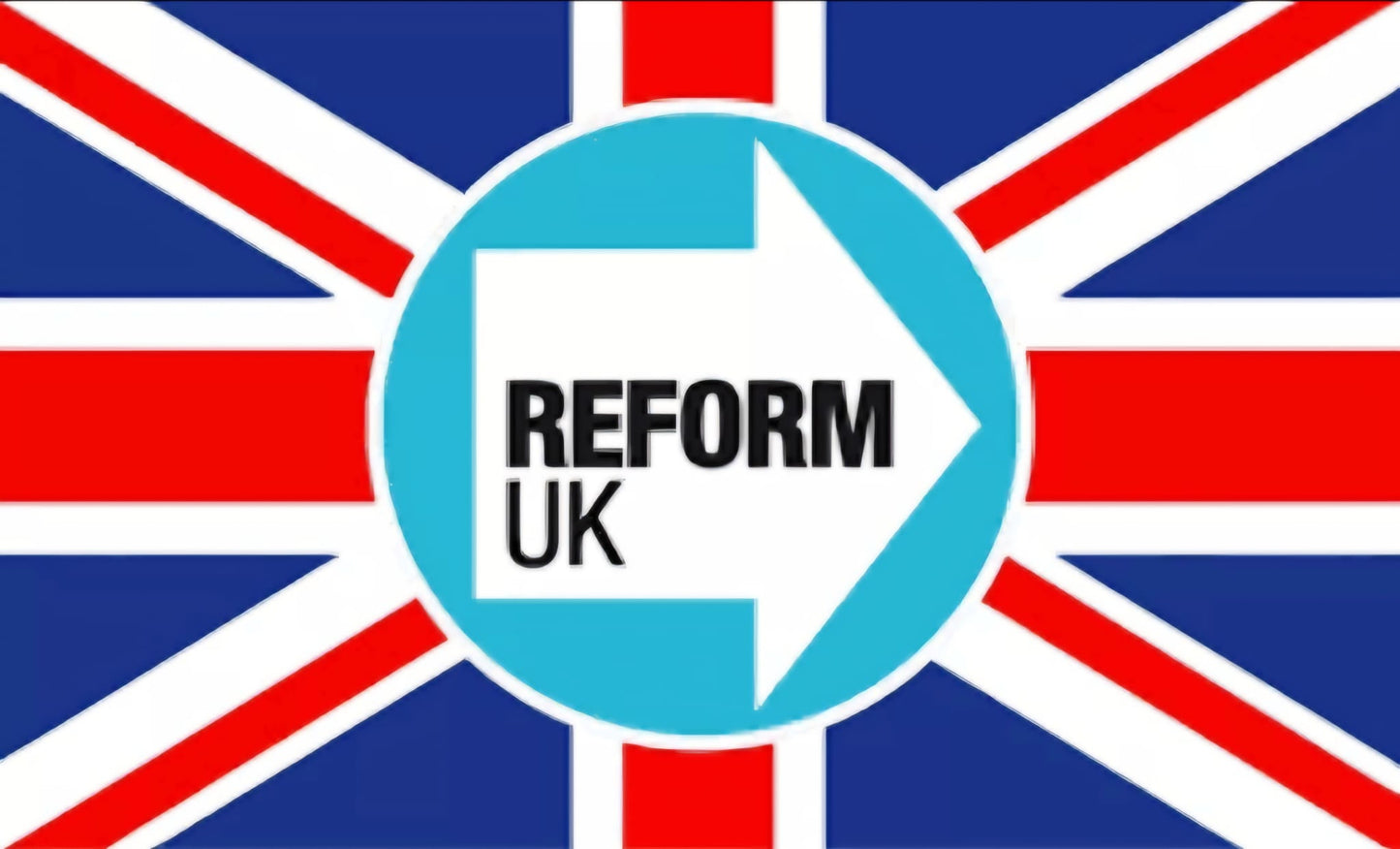 reform uk single sided patriot banner flag