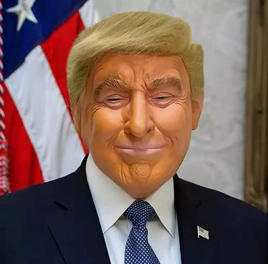 president donald j trump latex fancy dress mask